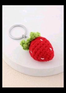 🍓 Strawberry Keychain