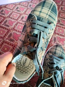 Plaid Casual Sneakers
