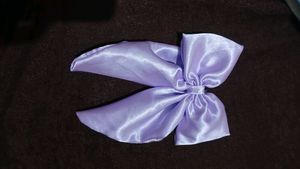 Lilac Satin Bow