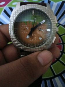 Fossil Brown Leather Watch