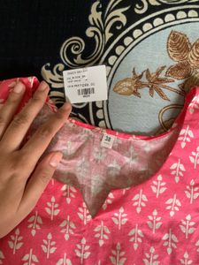 Pink Short Kurti