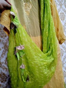 PROBLI Chicken Work Pure Chicke Brand Gharara Set
