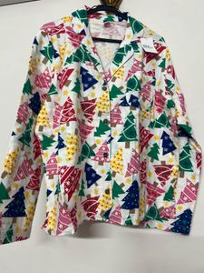 Old Navy Flannel Christmas Tree Print Nightset