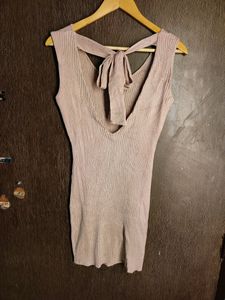 Back tie Dress