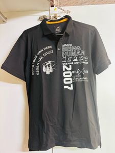 Party Wear Black T Shirt
