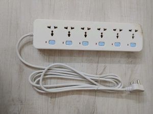 Bull 6 socket,switch 3 Meter Wire Extension board