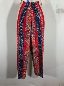Clearance Sale ! Red Paisley Print Co -ord Set