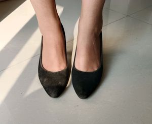 Black Pencil Heels