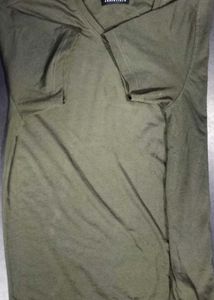 V Neck Tshirt Green
