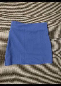 Blue Mini Skirt
