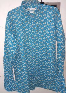 Zara Floral Print Shirt