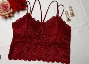Red Lace Bralette