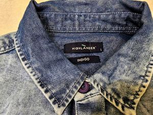 Denim Short Sleeve Shirt
