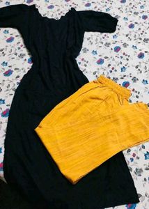 Rayon Kurta With Pure Cotton Trouser