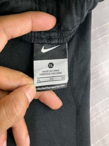 Nike Track Pants with Red Stripe