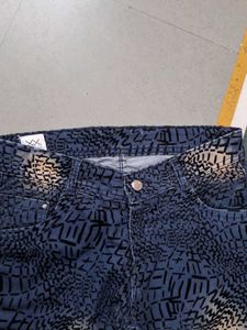 Abstract Pattern Jeans