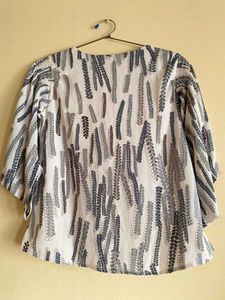 Leaf Print Top