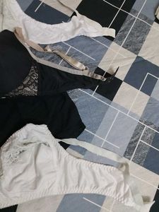 Combo Of Four Imported Fabric Bra M Panty