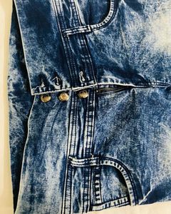 High Waist Denim Blue Jeans