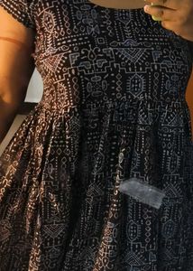 Kalamkari Anarkali dress