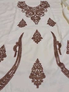 Elegant Kashmiri Embroidery Dress Material