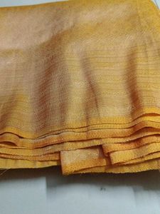 Orange softy silk saree...