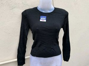 Black Long Sleeve Top