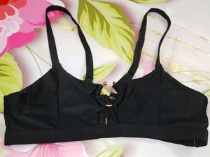 (100)Black Bra Top