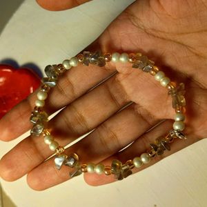 Aesthetic Vintage Bracelet 💗 Handmade