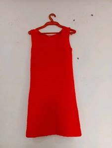 Red Sleeveless Dress