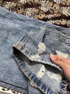 garage wide legs jeans