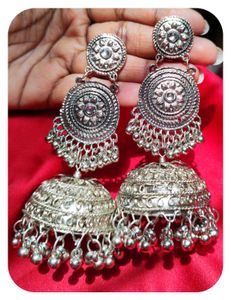 ✨Beautiful Oxidised Jhumkas ✨