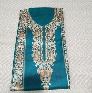 Teal Embroidered Salwar Kameez Set