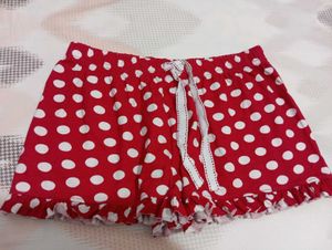 Red Polka Dot Shorts