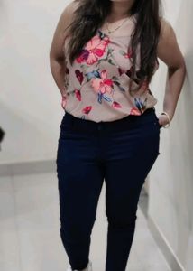 Women Cut sleeve Floral Top