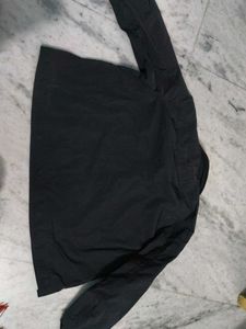 Black Windbreaker Jacket