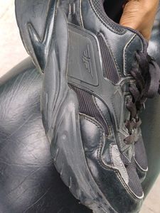 Black Athletic shoesof Brand REDTAPE