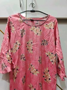 womens pink kurta