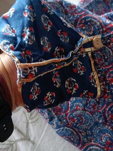 Boho Print Kurti With Pathani Salwar