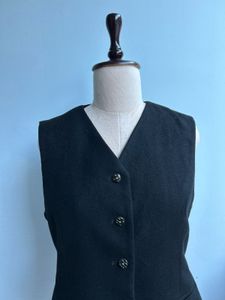 Classic Black Vest