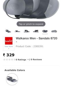 Walkaroo Grey Casual Sandals