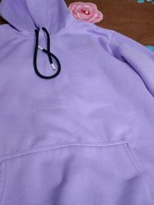 Solid Sweatshirt Lavender Colour