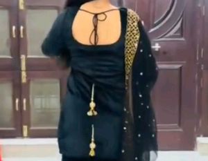 Elegant Black shrara Suit