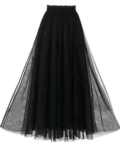 Black maxi skirt