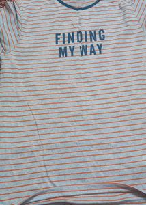 Striped Graphic Tee