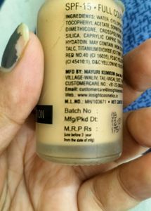 Insight Full Coverage Foundation 03 Sun Begie Not Used Bcoz Not My Shade