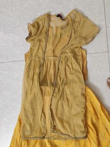 Yellow A-Line Skirt