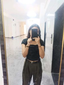 Trouser With Belt Detailing ..