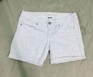 American Eagle White Shorts