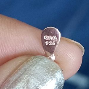 Giva Real Silver Chain+Pendant (Rose Gold)